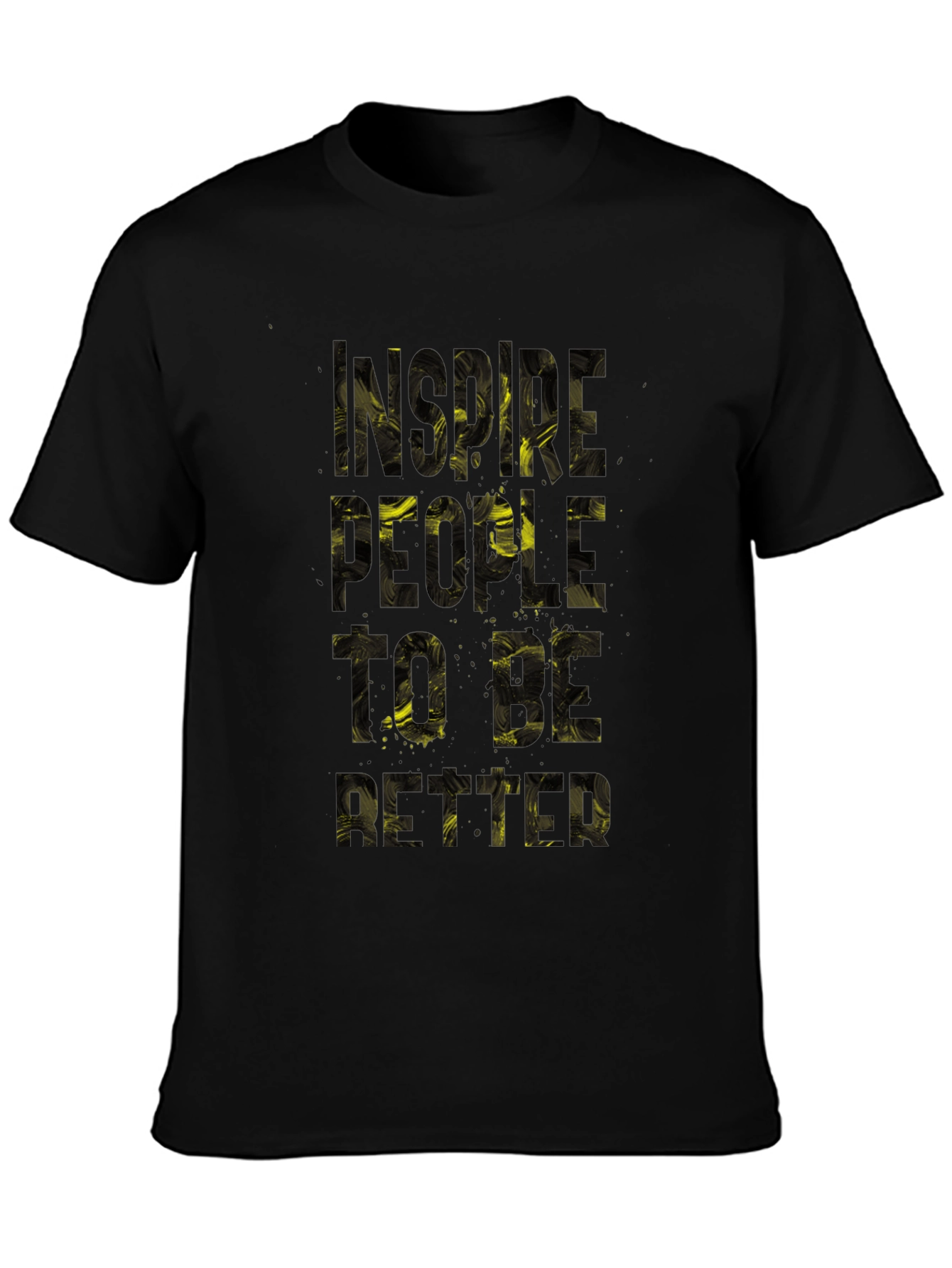 Inspire Graphic Tee - Black Short Sleeve
