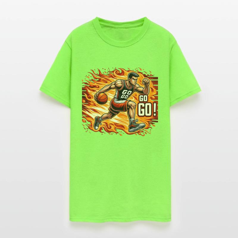 Dynamic Basketball Player in Action - Go Go