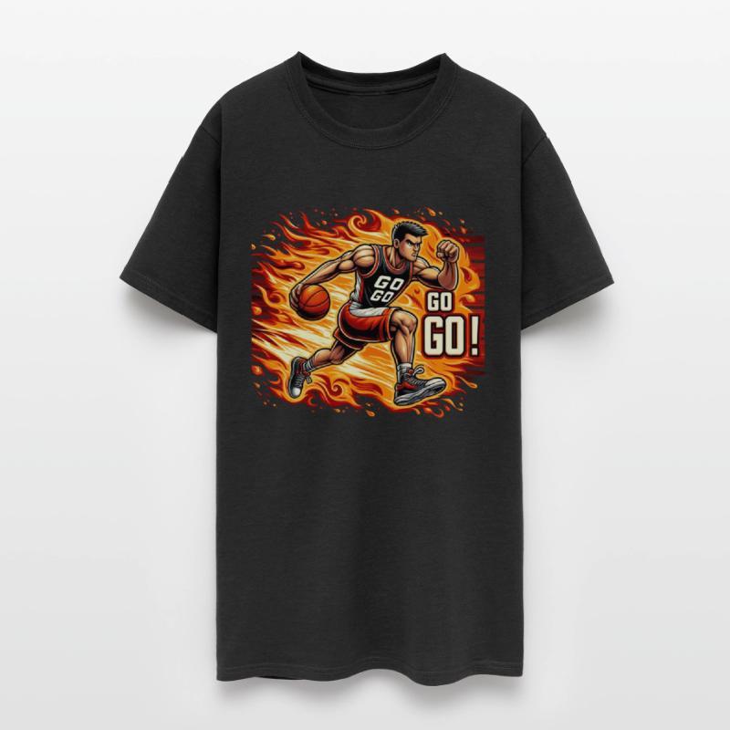 Dynamic Basketball Player in Action - Go Go