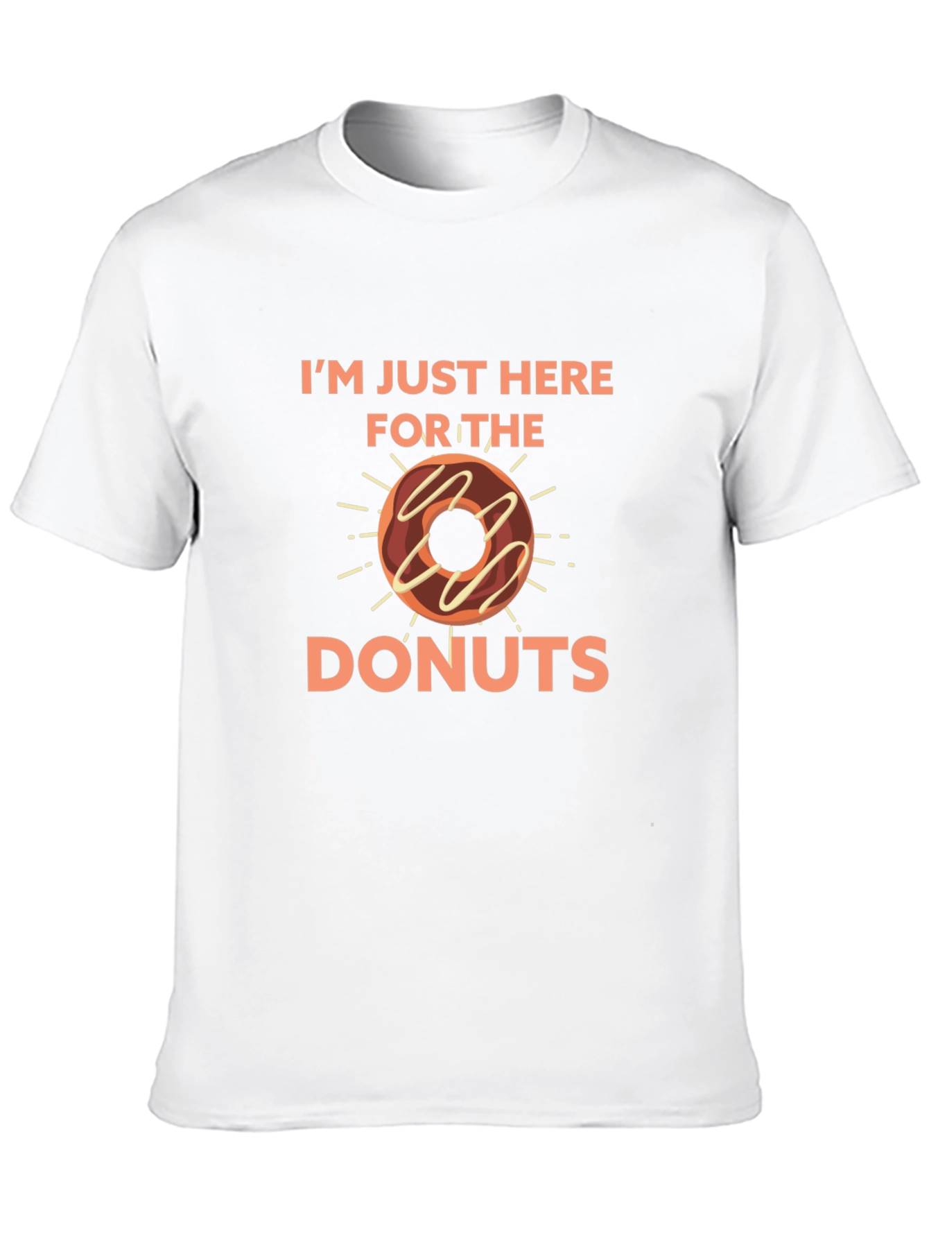 Im Just Here For The Donuts Graphic T-Shirt