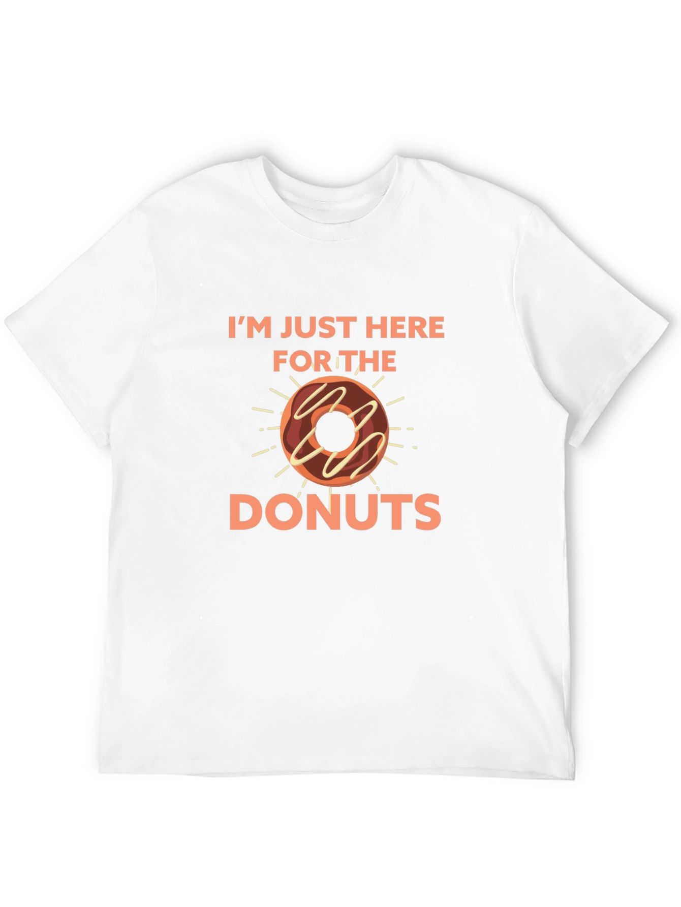 Im Just Here For The Donuts Graphic T-Shirt