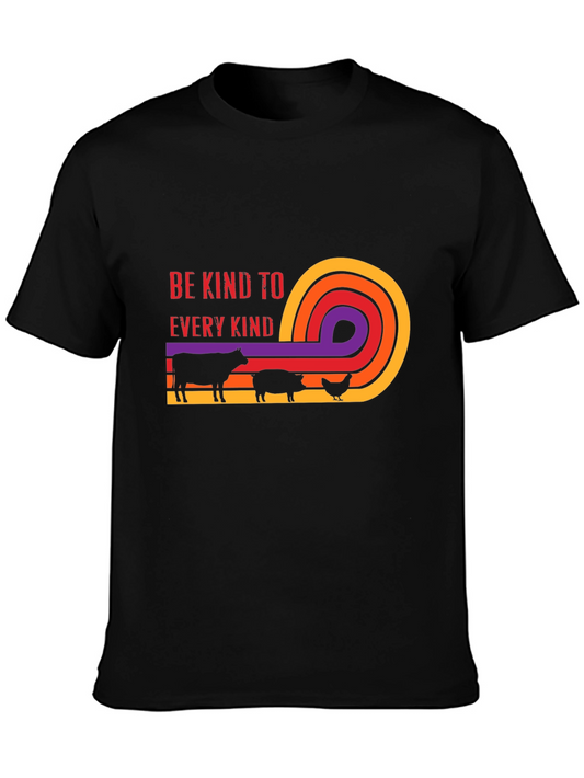 Be Kind Retro Animal T-Shirt