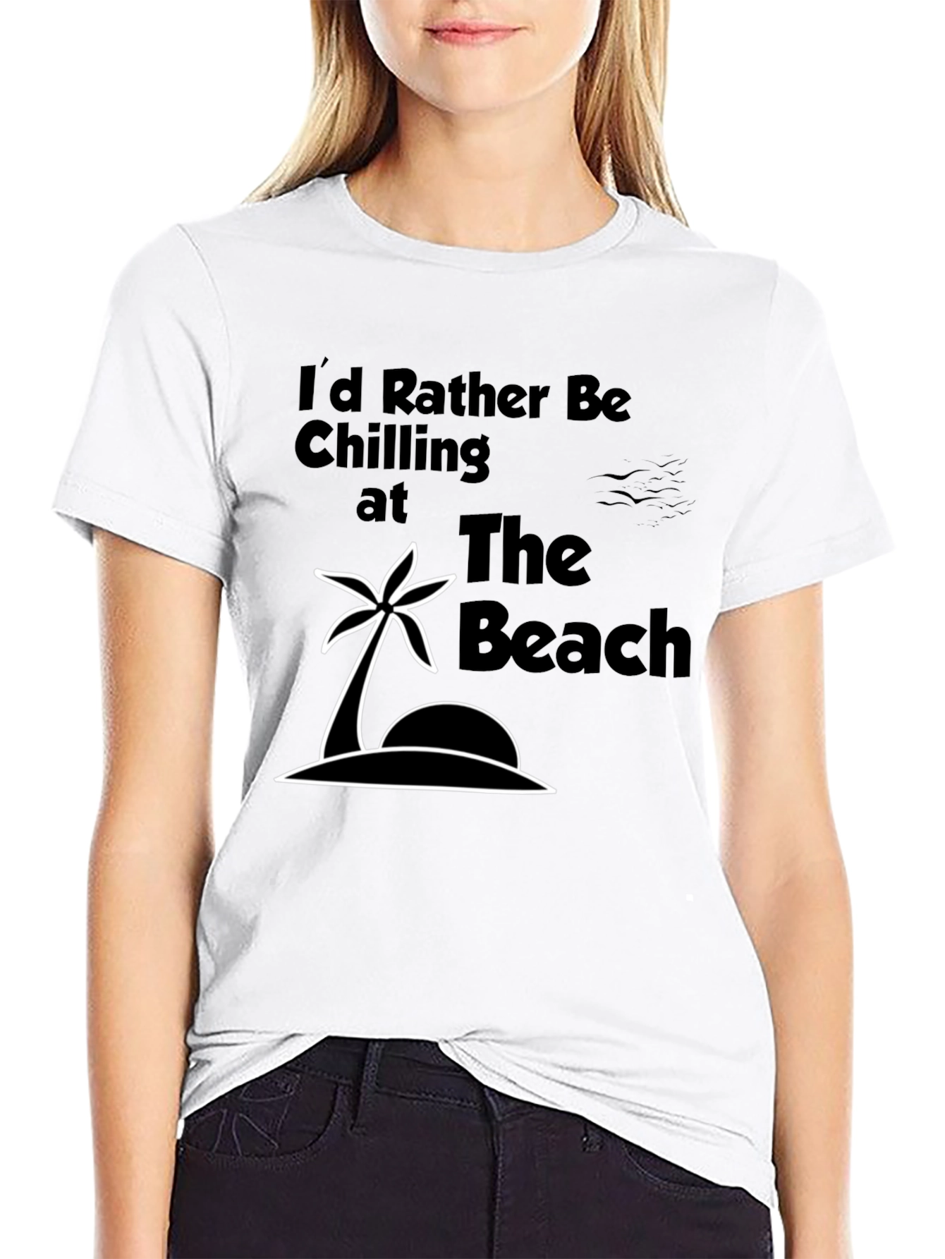 Beach Vibes Tee - Id Rather Be Chilling