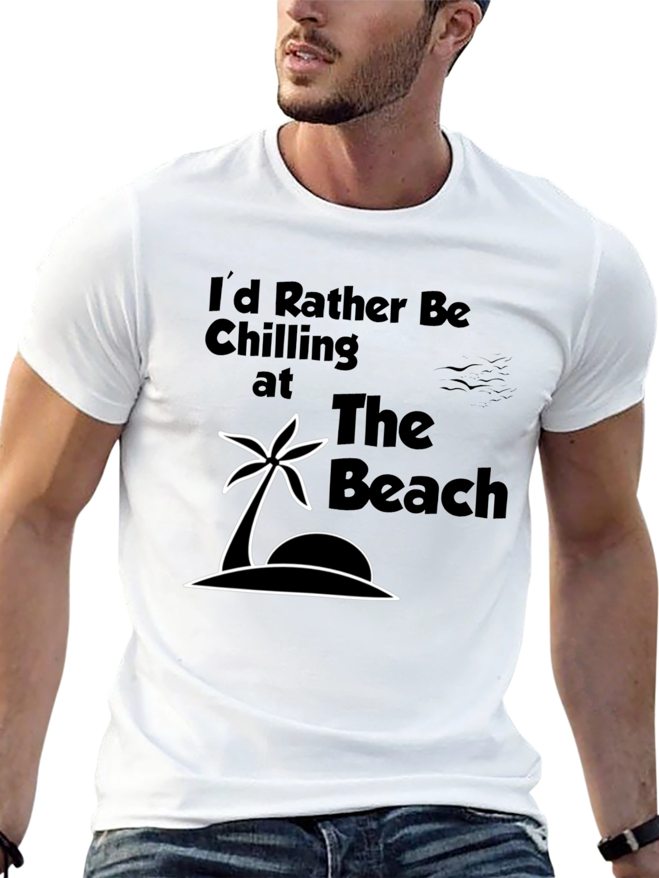 Beach Vibes Tee - Id Rather Be Chilling