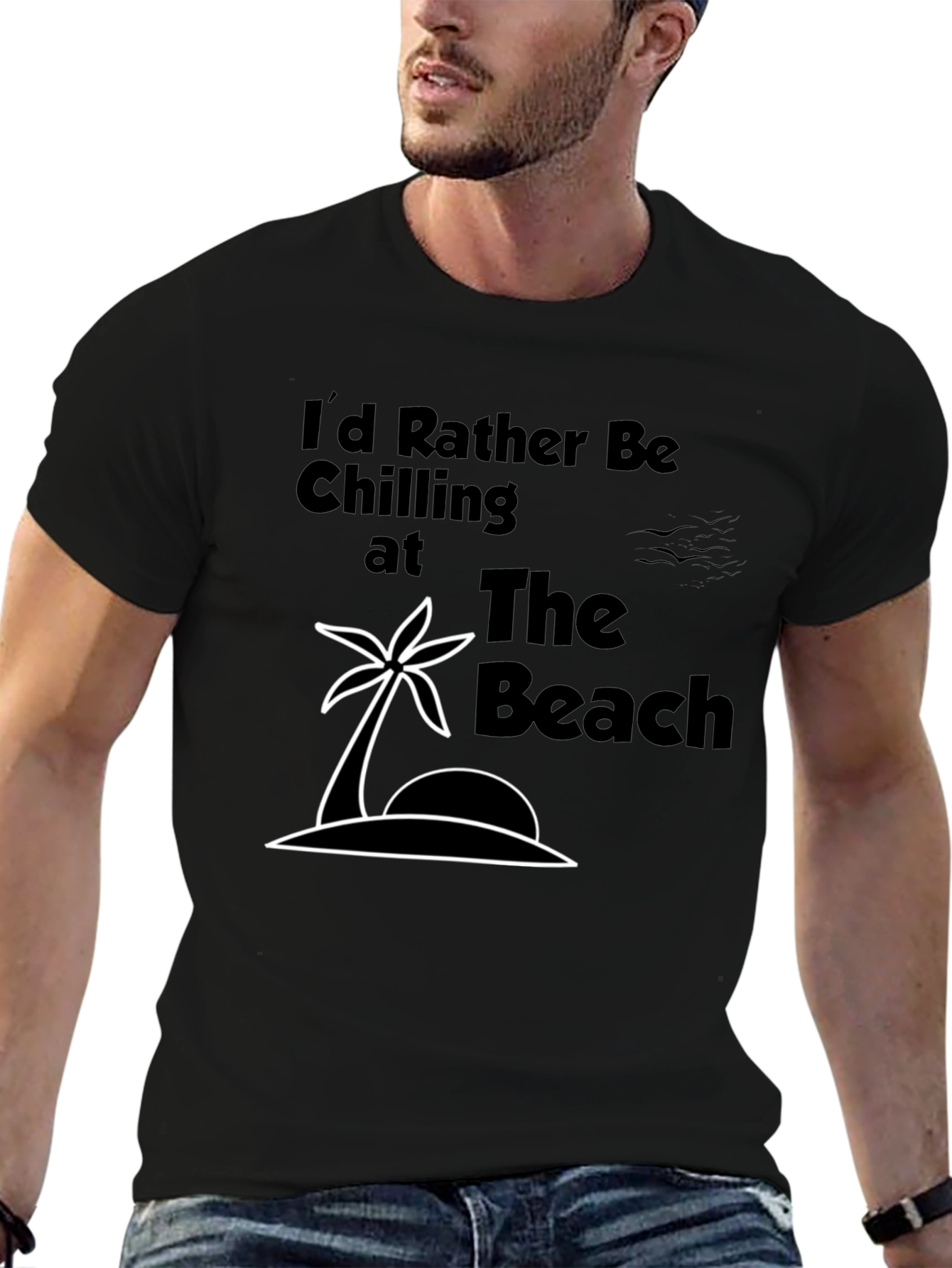 Beach Vibes Tee - Id Rather Be Chilling