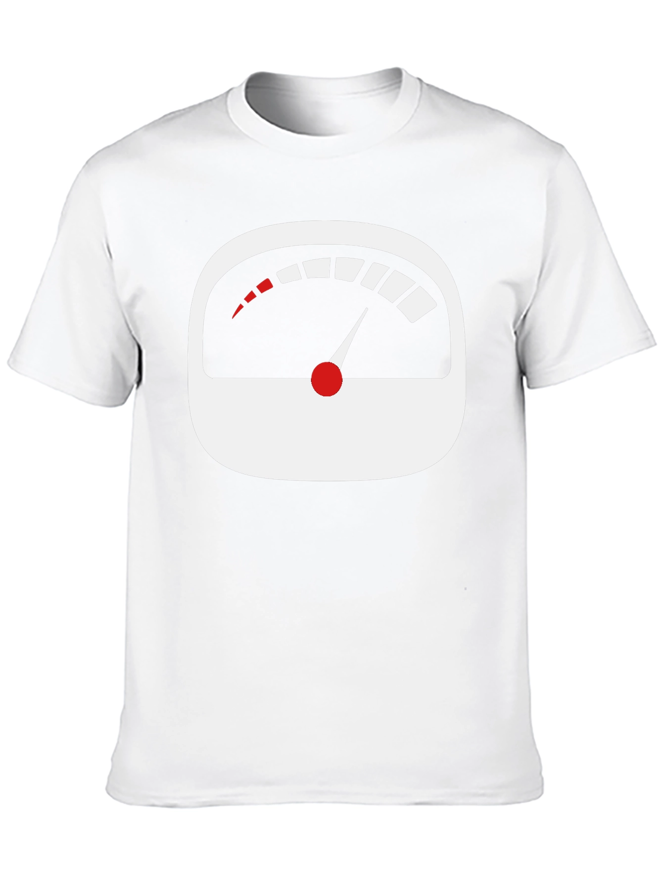 Speedometer Graphic Tee - Black Cotton T-Shirt