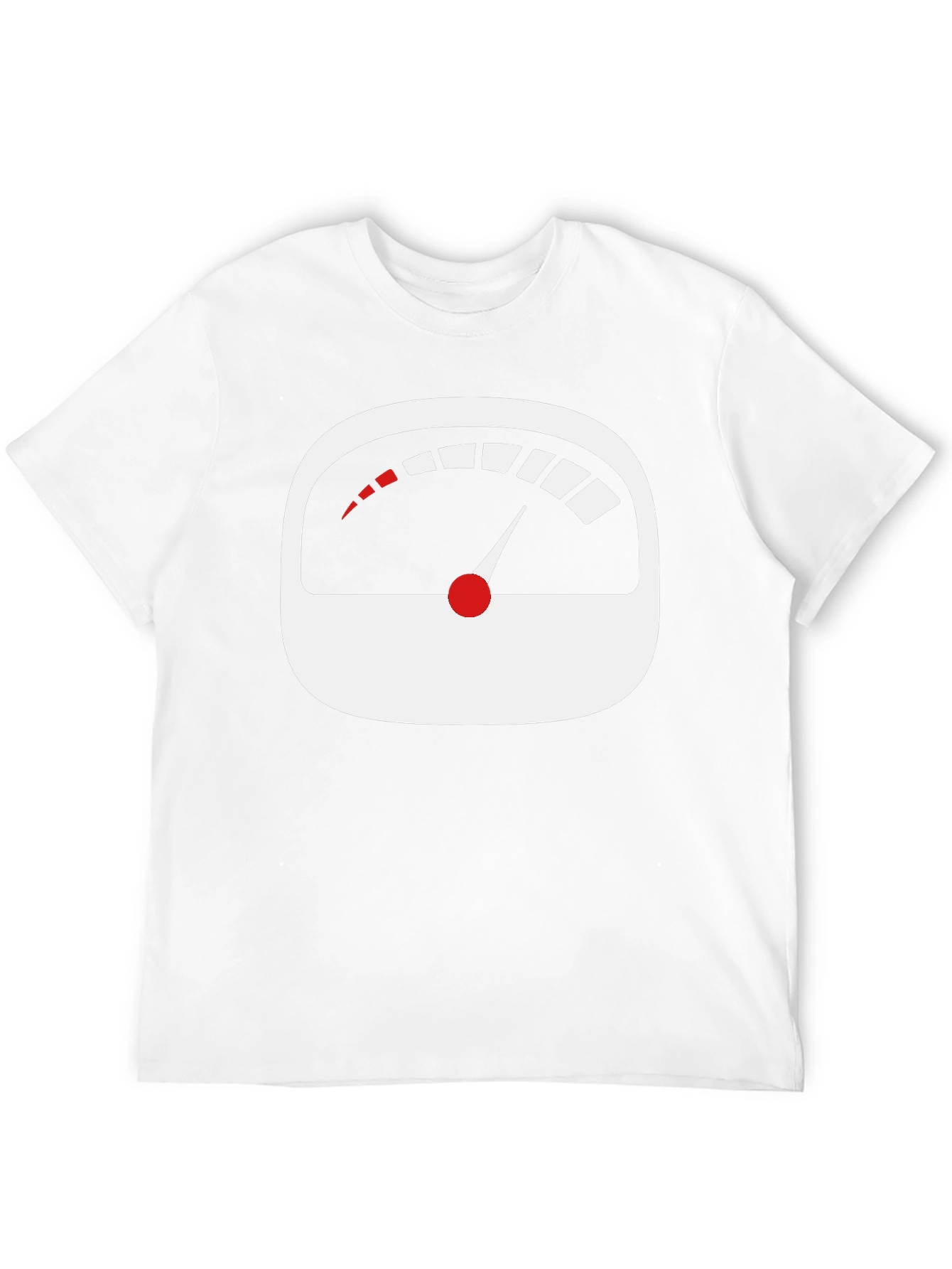 Speedometer Graphic Tee - Black Cotton T-Shirt