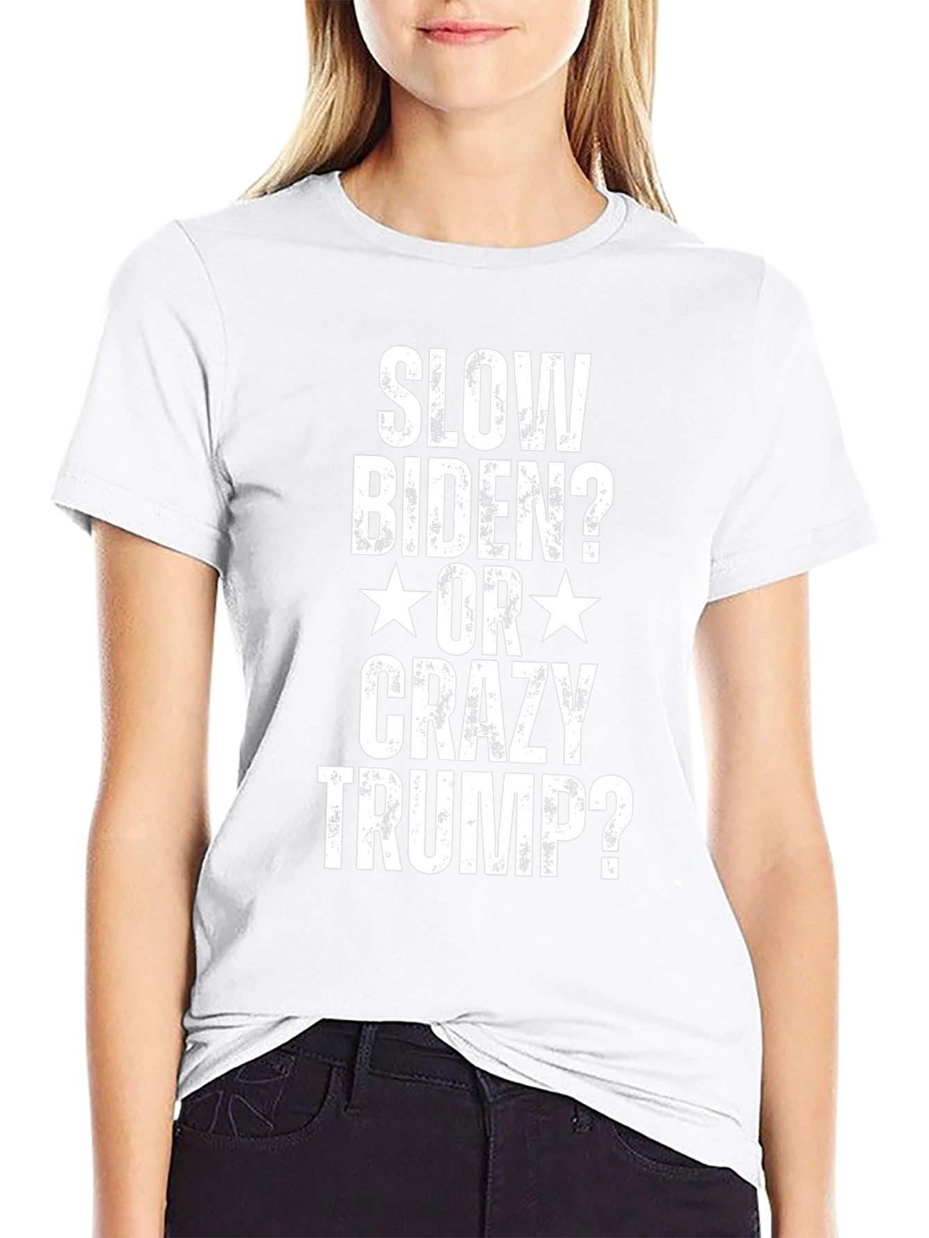 Slow Biden or Crazy Trump T-Shirt