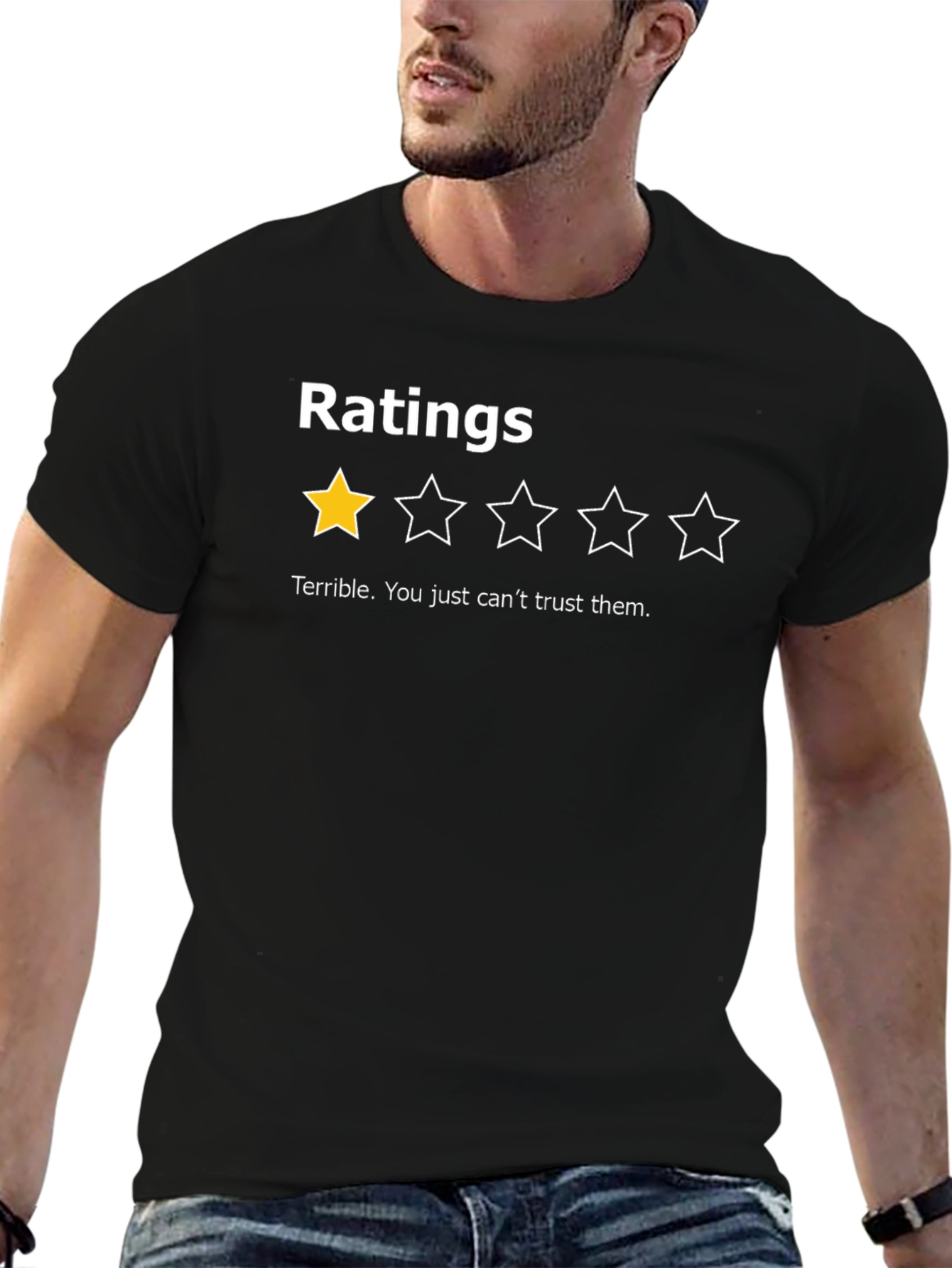 Terrible Rating T-Shirt - Funny One Star Review Tee