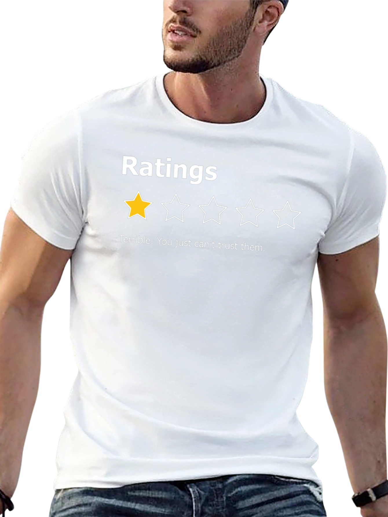 Terrible Rating T-Shirt - Funny One Star Review Tee