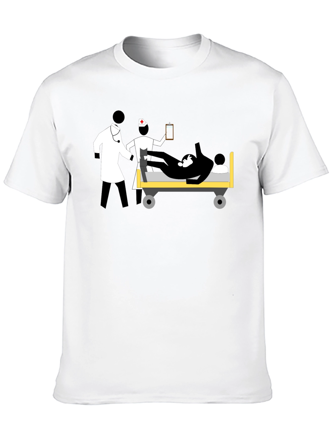 Medical Team Graphic Tee - Unisex Black T-Shirt