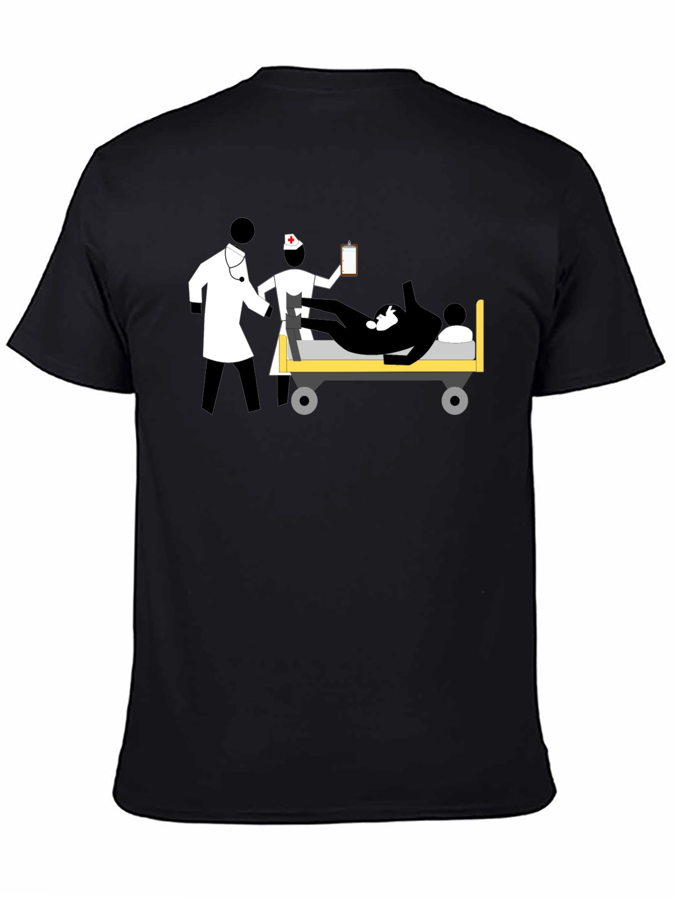 Medical Team Graphic Tee - Unisex Black T-Shirt