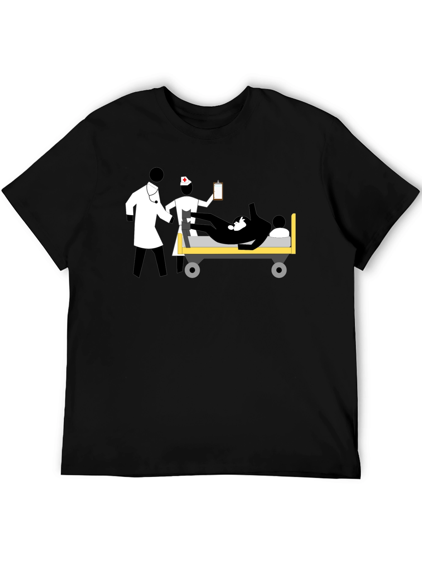 Medical Team Graphic Tee - Unisex Black T-Shirt