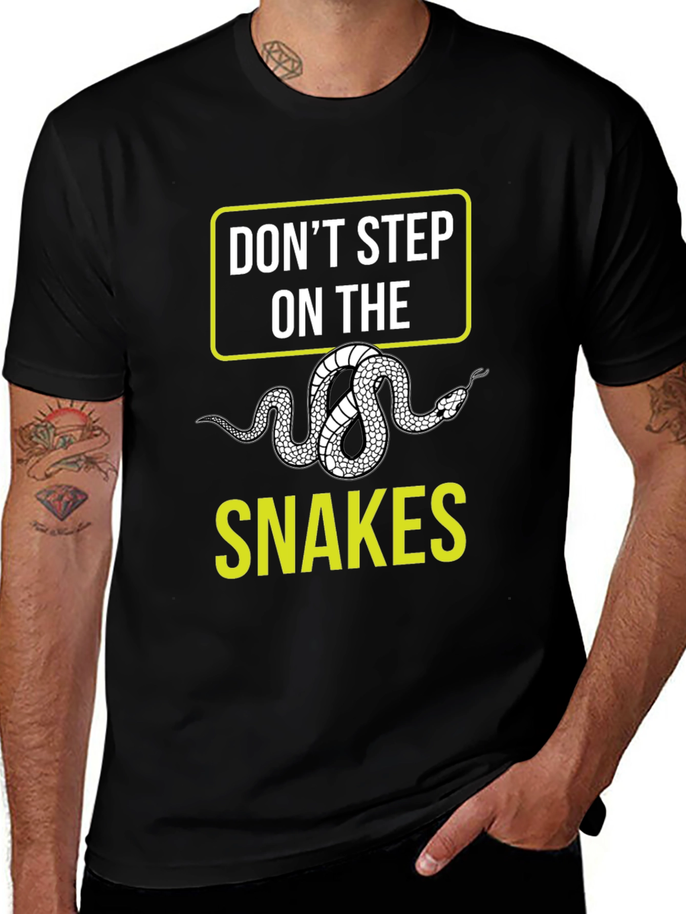 Dont Step on the Snakes Graphic T-Shirt
