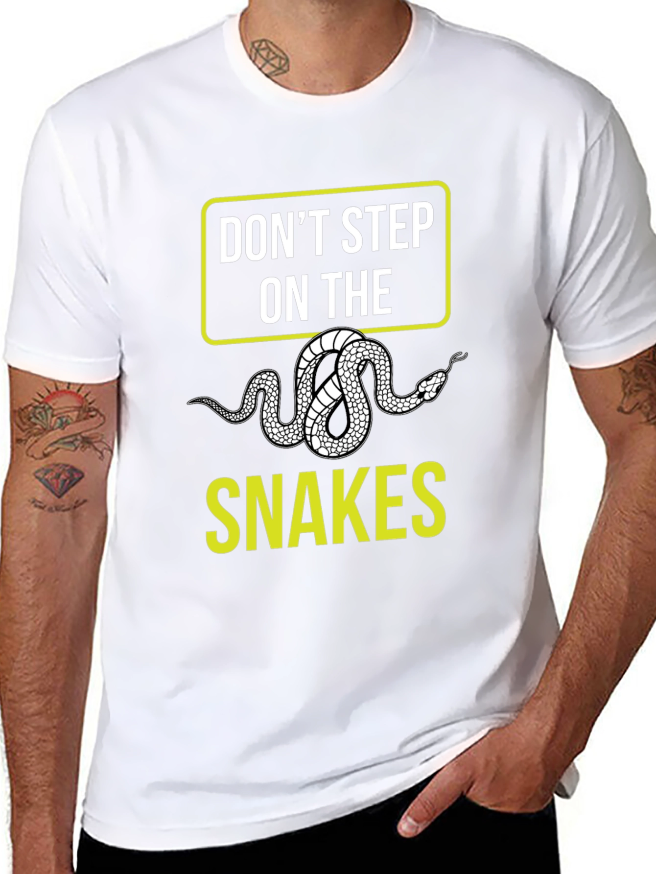 Dont Step on the Snakes Graphic T-Shirt