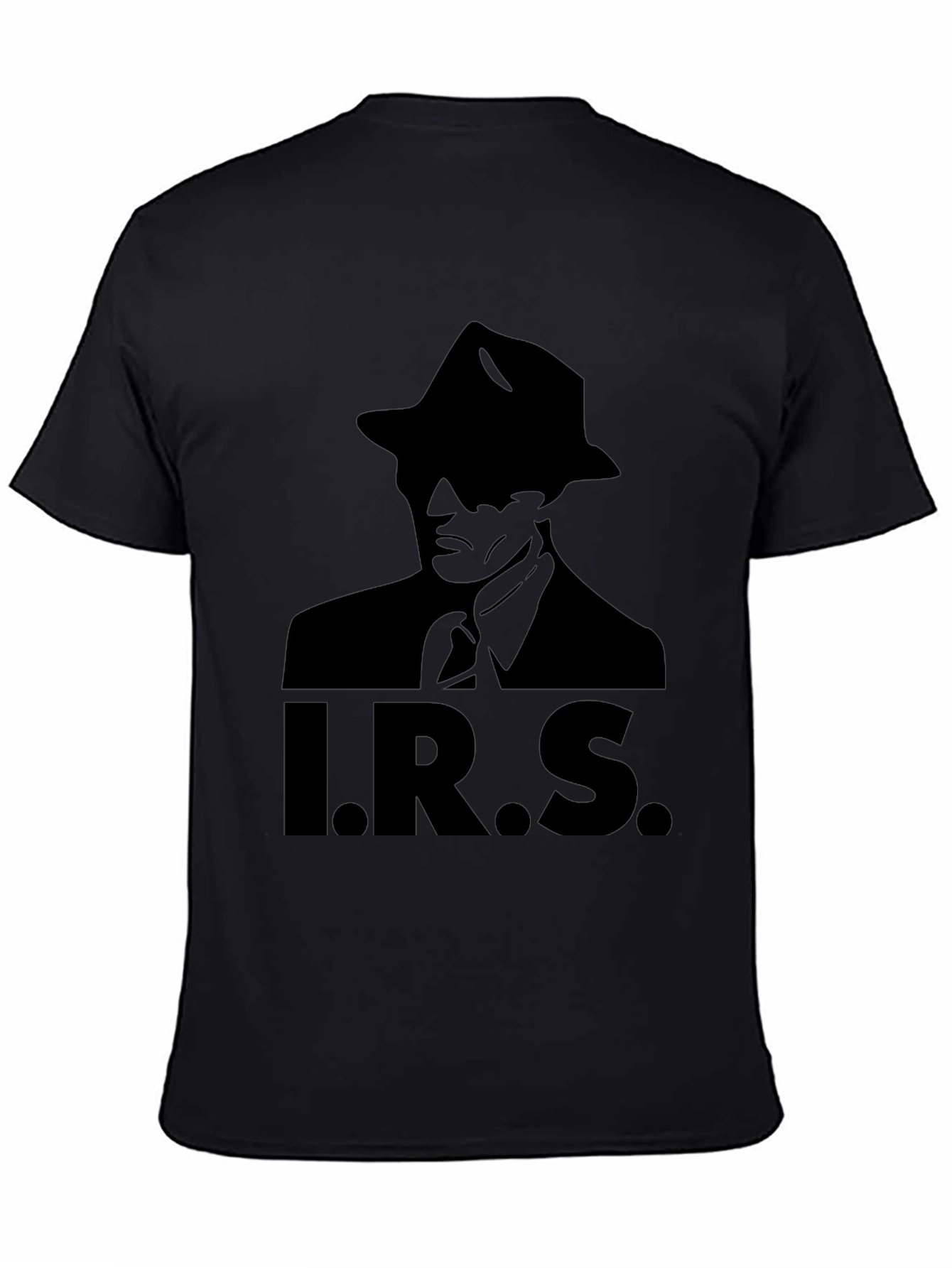 IRS Silhouette Graphic Black T-Shirt