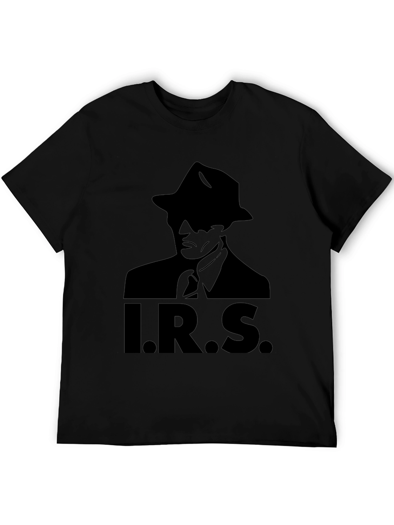IRS Silhouette Graphic Black T-Shirt