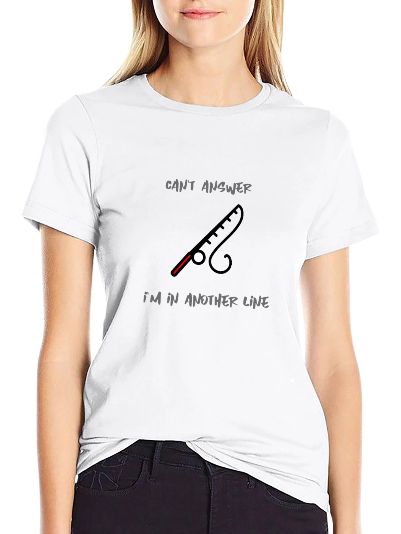 Fishing Rod T-Shirt - Cant Answer