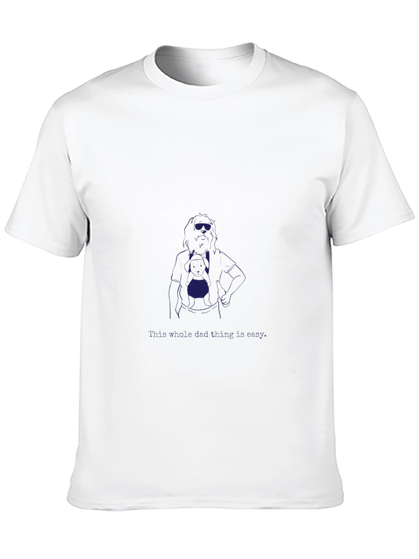 Cool Blue Graphic Tee - Rock Star Style