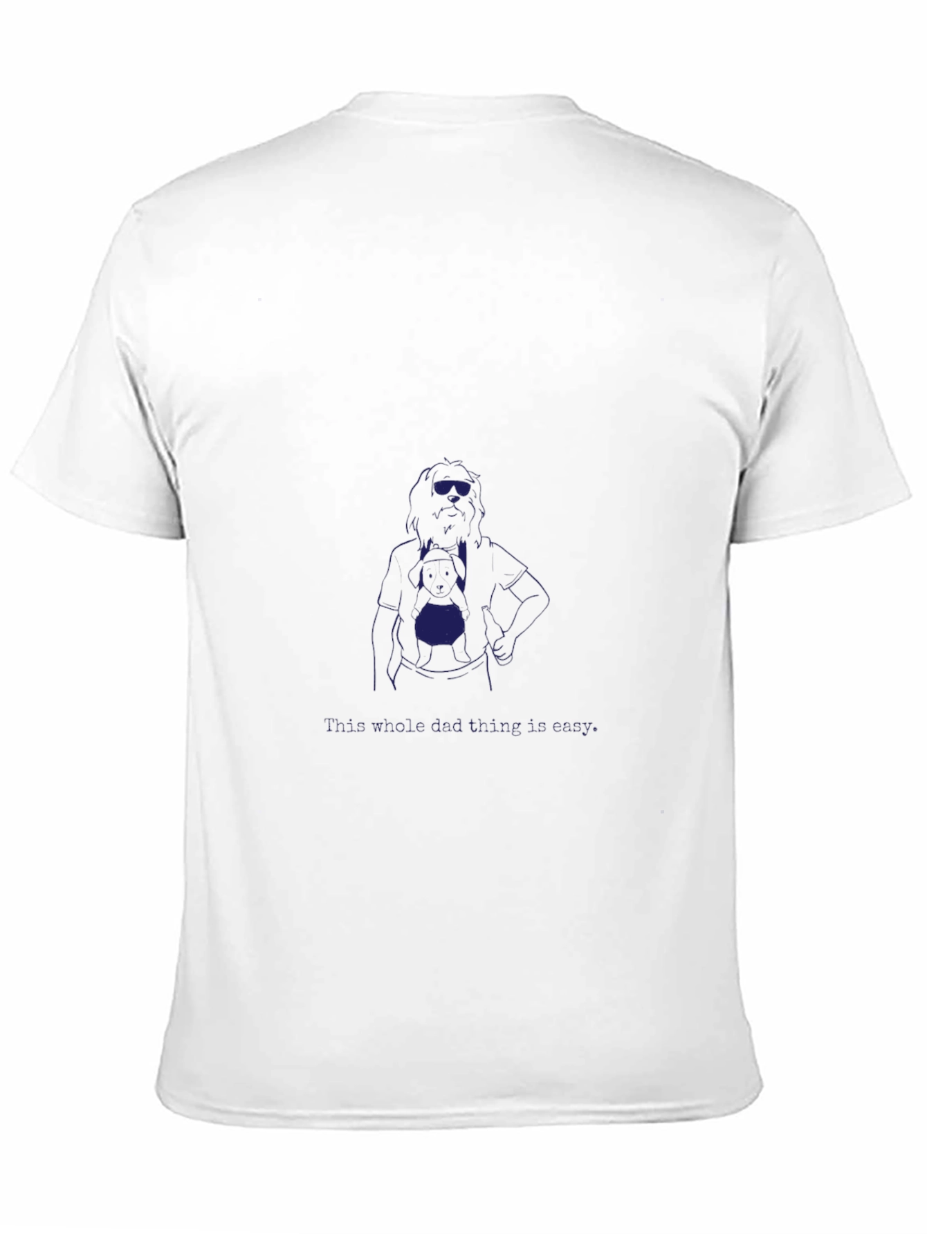 Cool Blue Graphic Tee - Rock Star Style