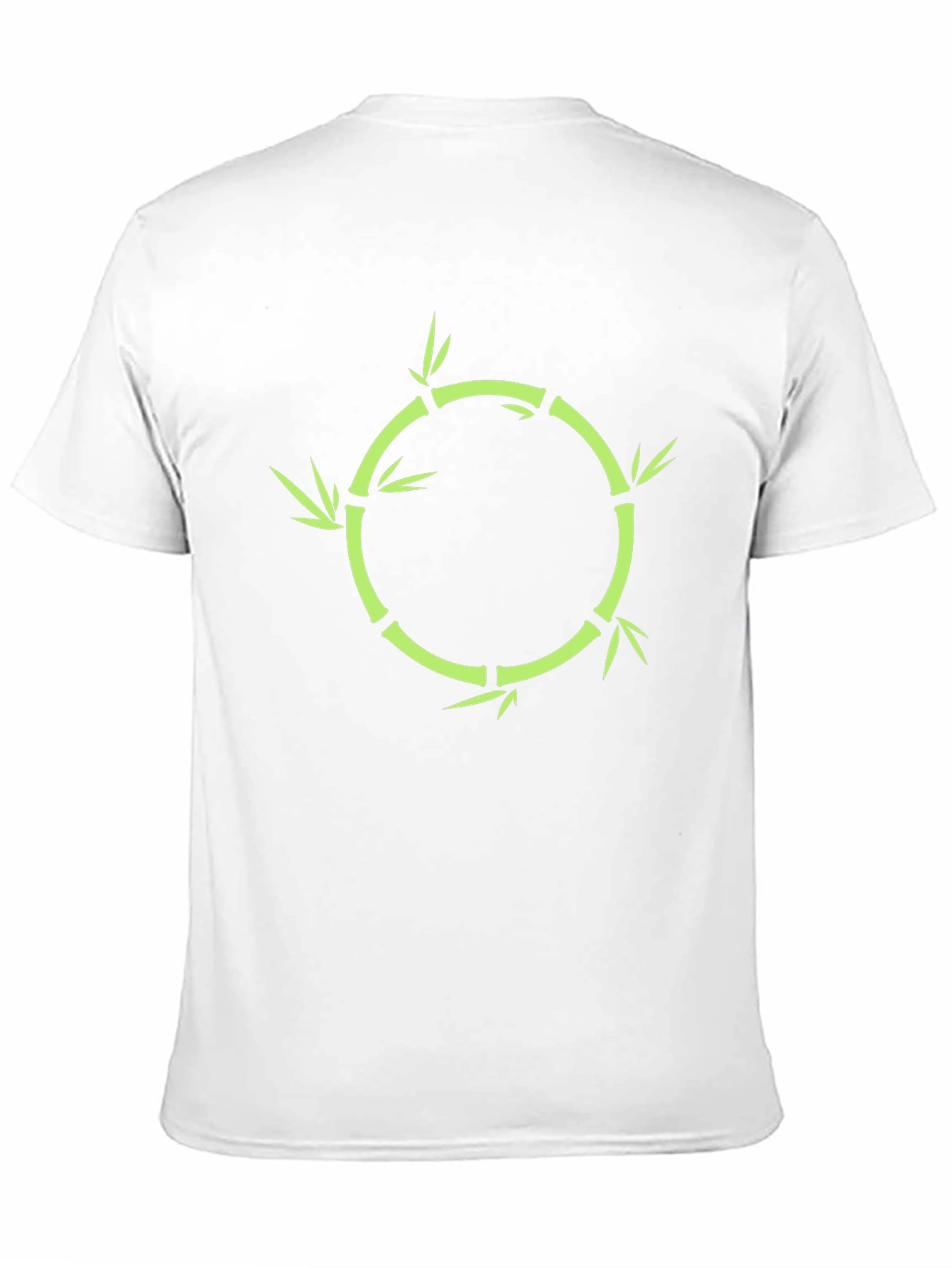 Bamboo Circle Graphic Tee - Stylish Nature Inspired Design