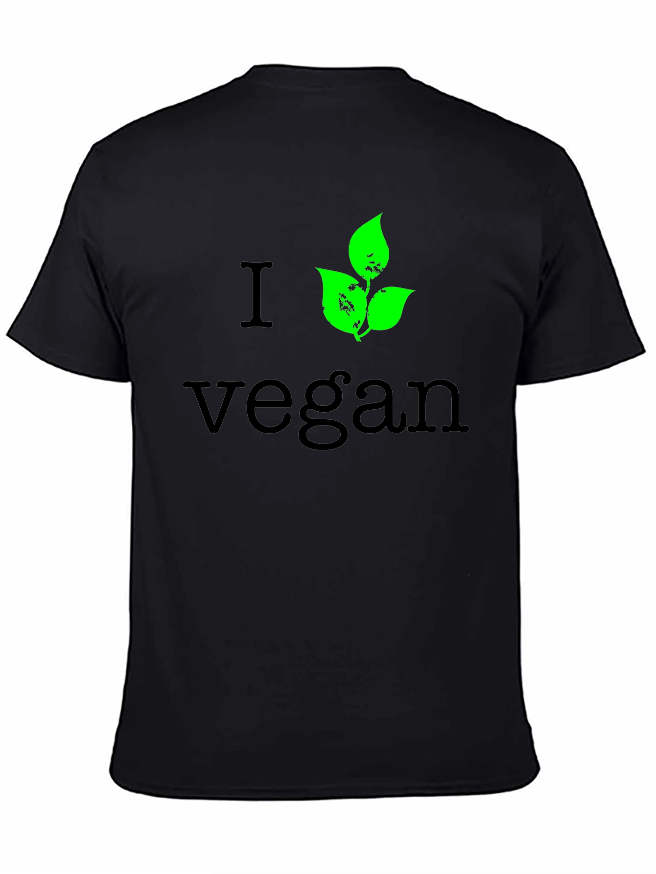 I Leaf Vegan T-Shirt - Black