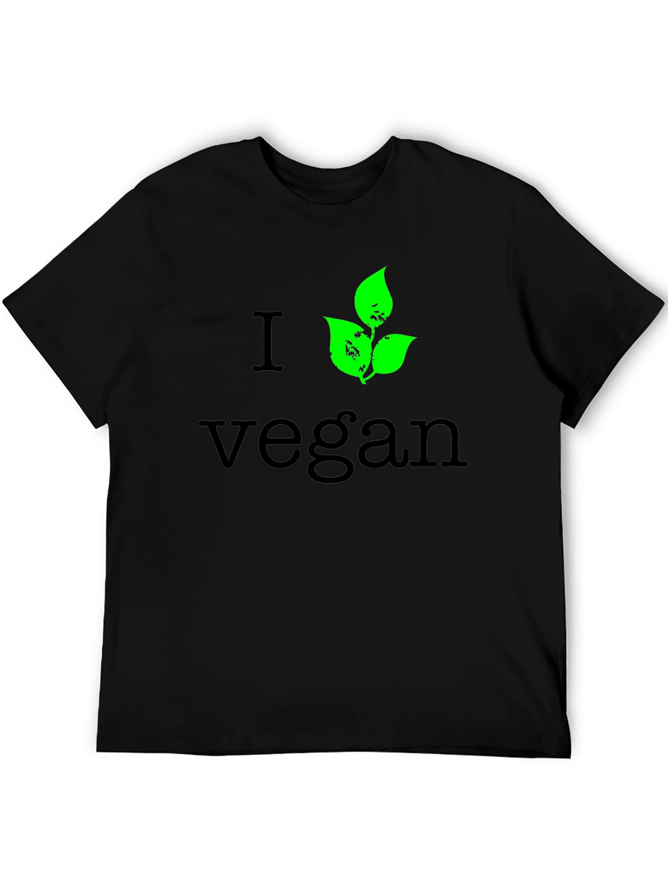 I Leaf Vegan T-Shirt - Black