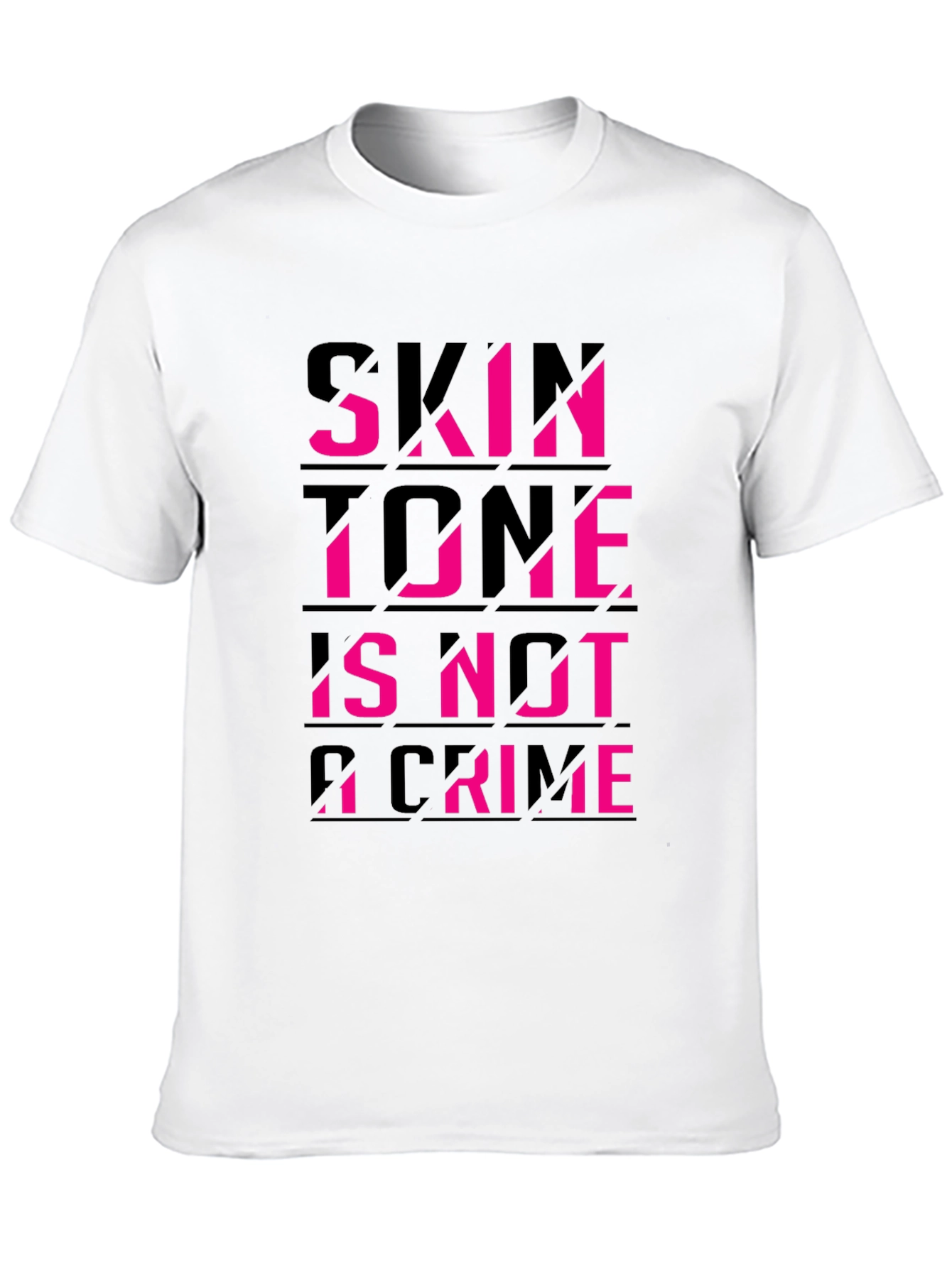 Skin Tone Is Not A Crime Black Tee
