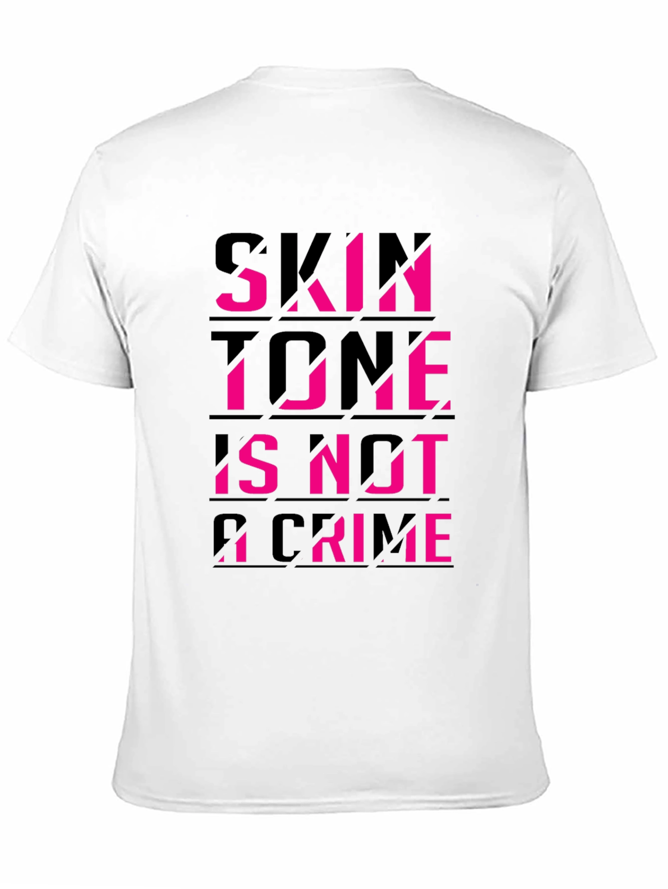 Skin Tone Is Not A Crime Black Tee