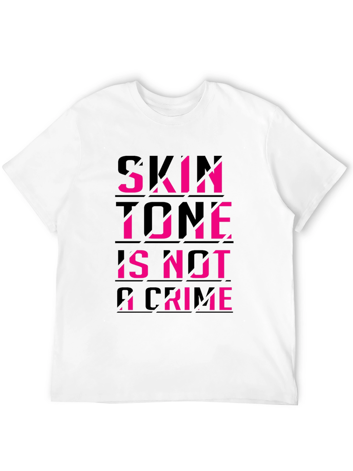 Skin Tone Is Not A Crime Black Tee
