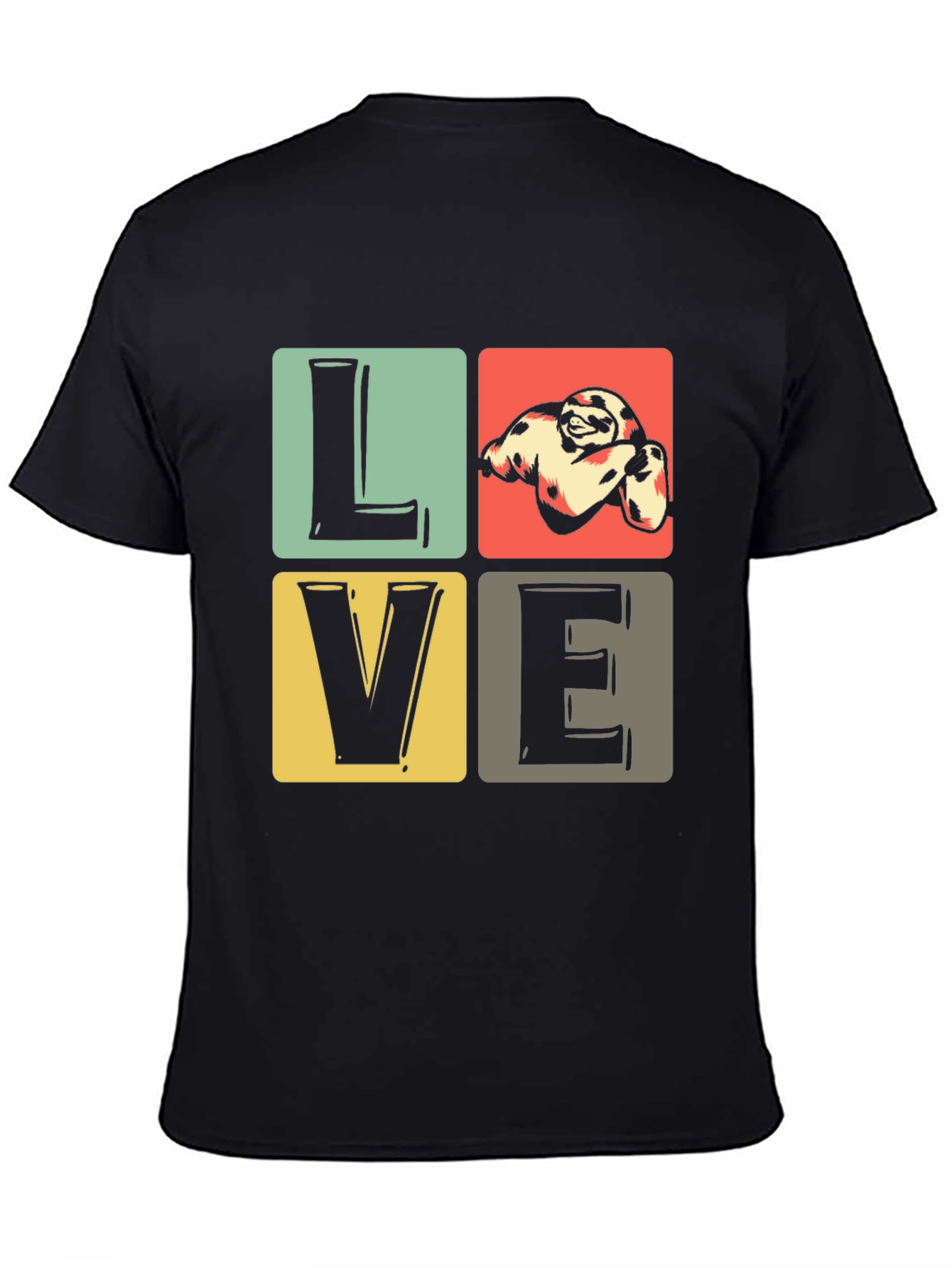Sloth Love Graphic T-Shirt - Cute Animal Tee