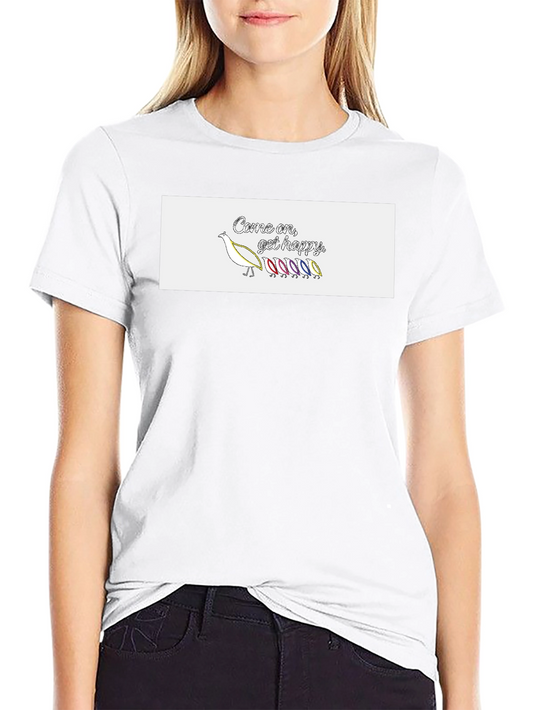 Get Happy Black T-Shirt