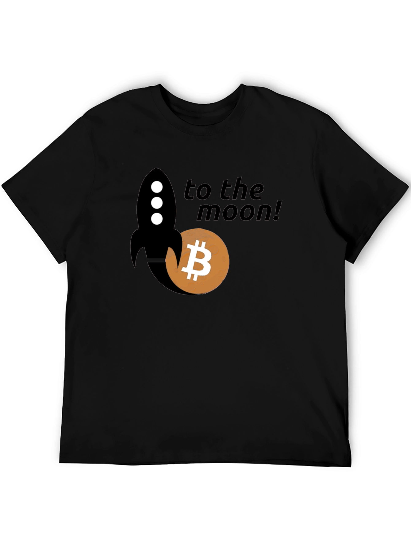 Bitcoin Rocket To The Moon T-Shirt