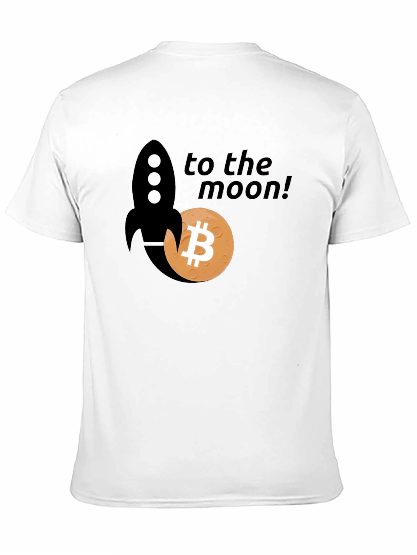 Bitcoin Rocket To The Moon T-Shirt