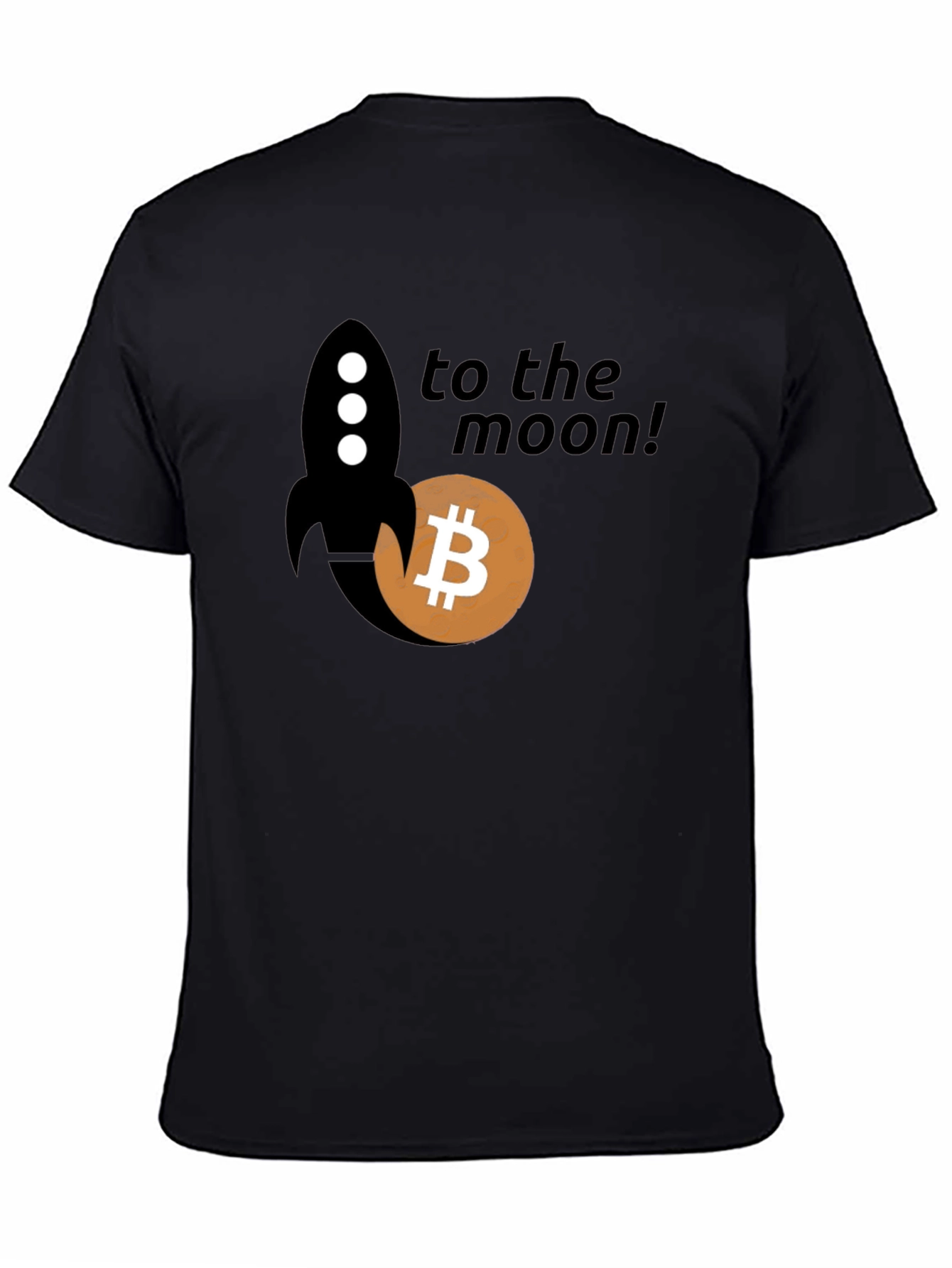Bitcoin Rocket To The Moon T-Shirt