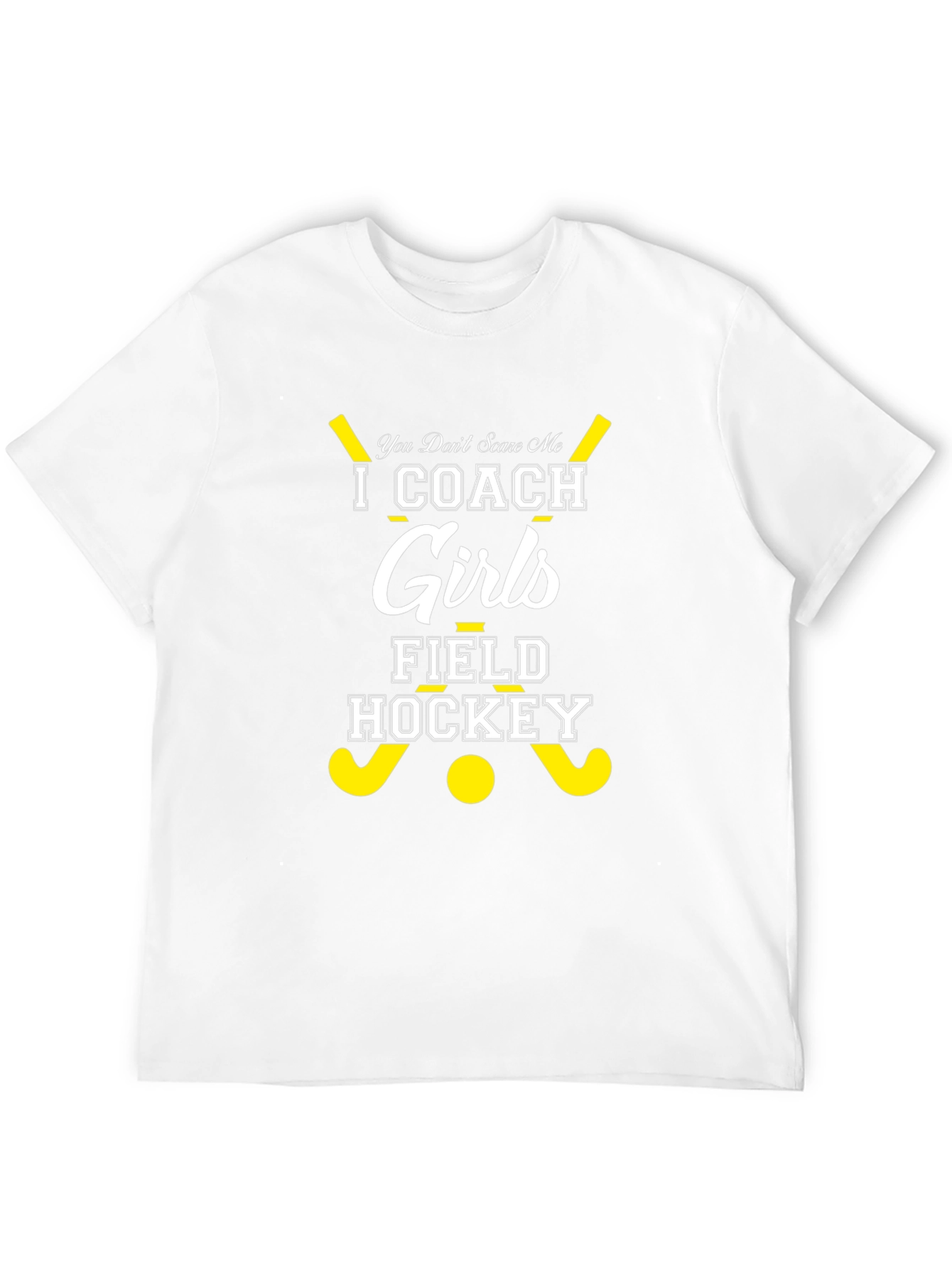 I Coach Girls Field Hockey Graphic T-Shirt