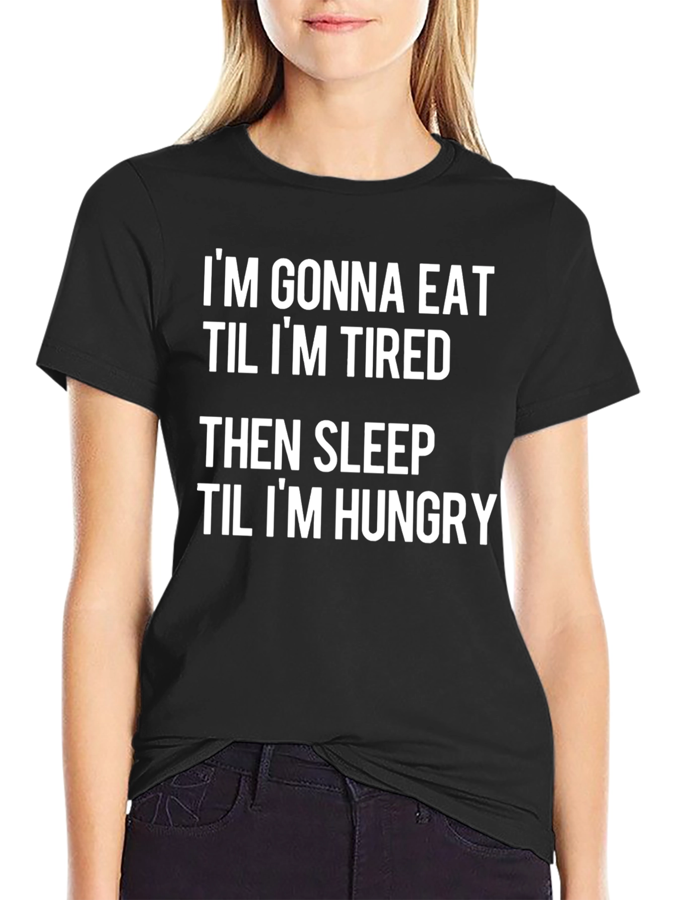 Eat Sleep Hungry Graphic T-Shirt