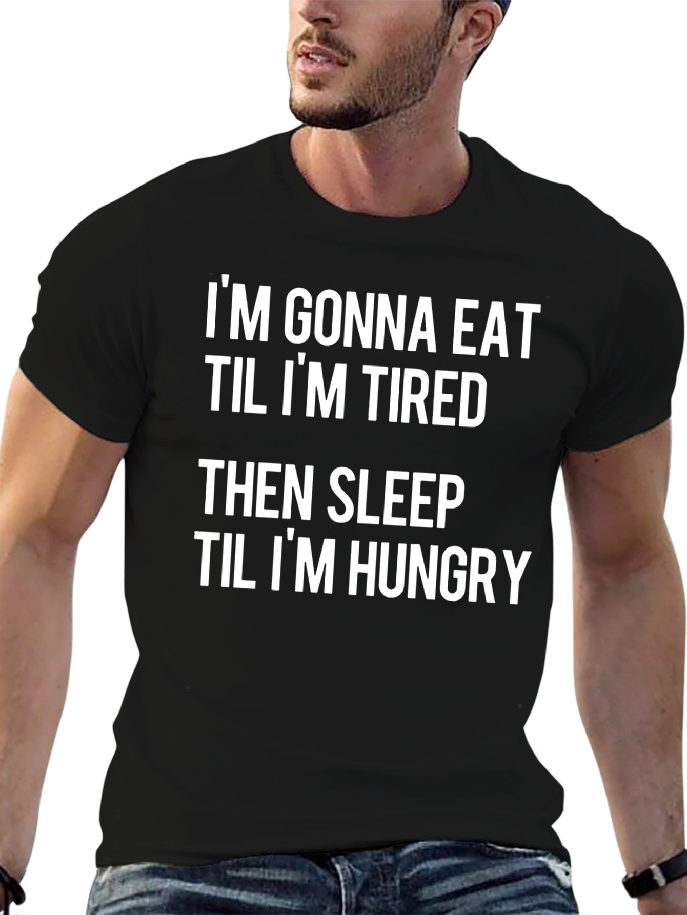 Eat Sleep Hungry Graphic T-Shirt