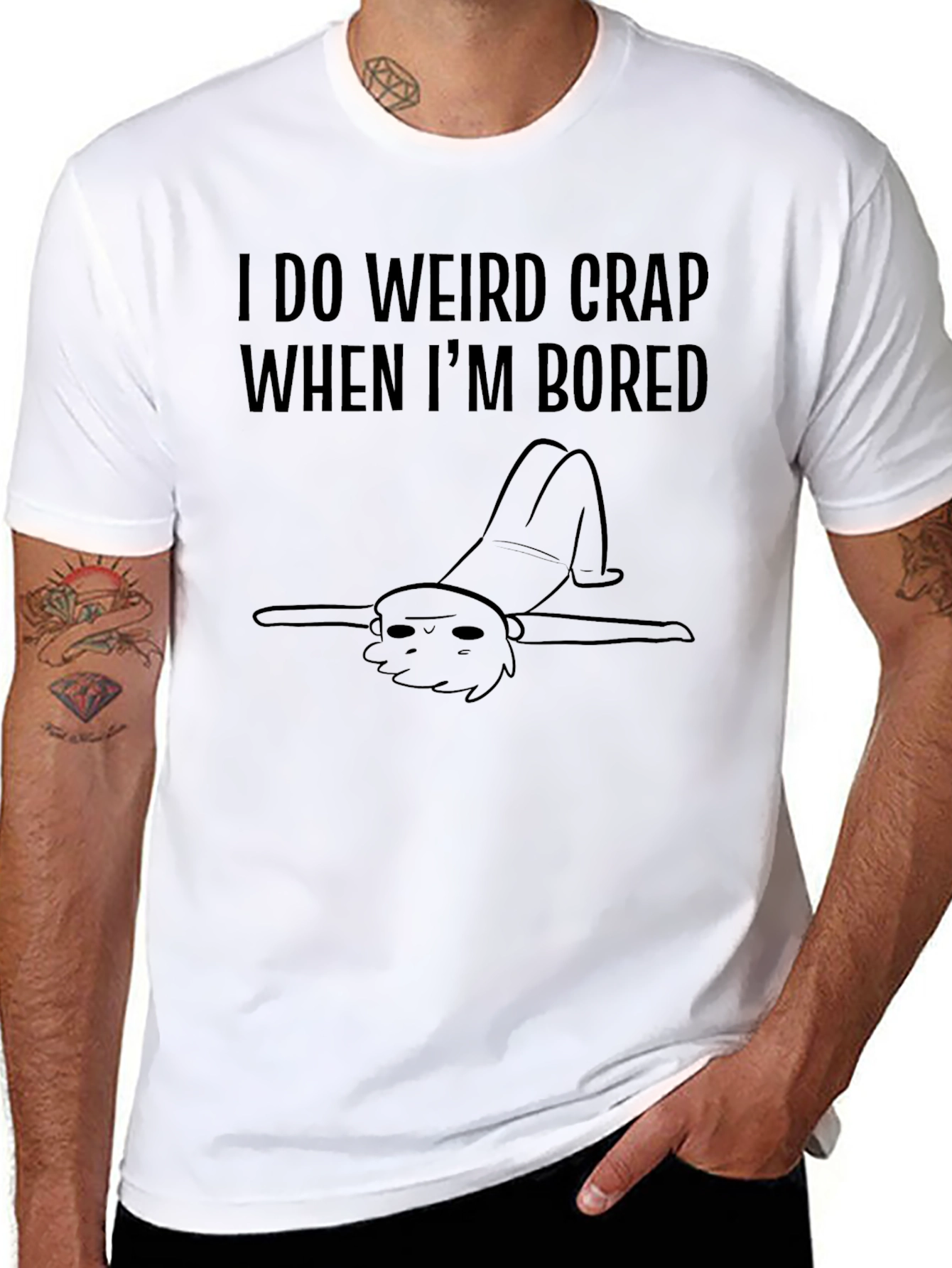 Funny I Do Weird Crap Graphic Tee