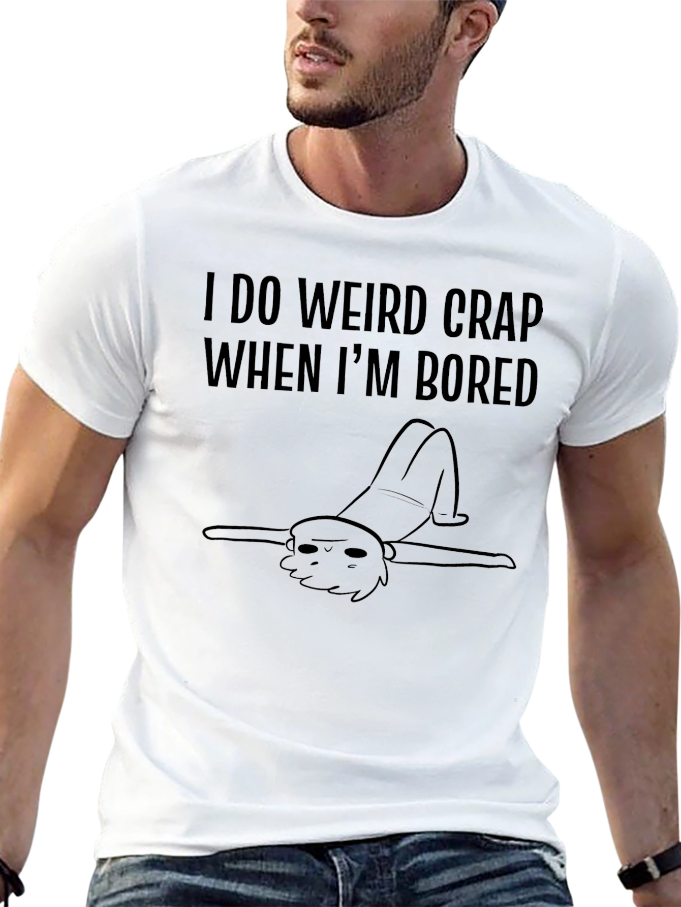 Funny I Do Weird Crap Graphic Tee