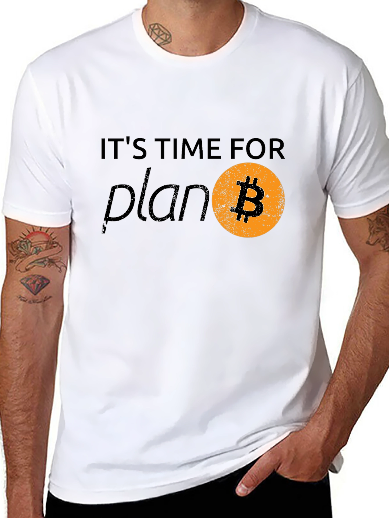 Bitcoin Plan B Graphic T-Shirt