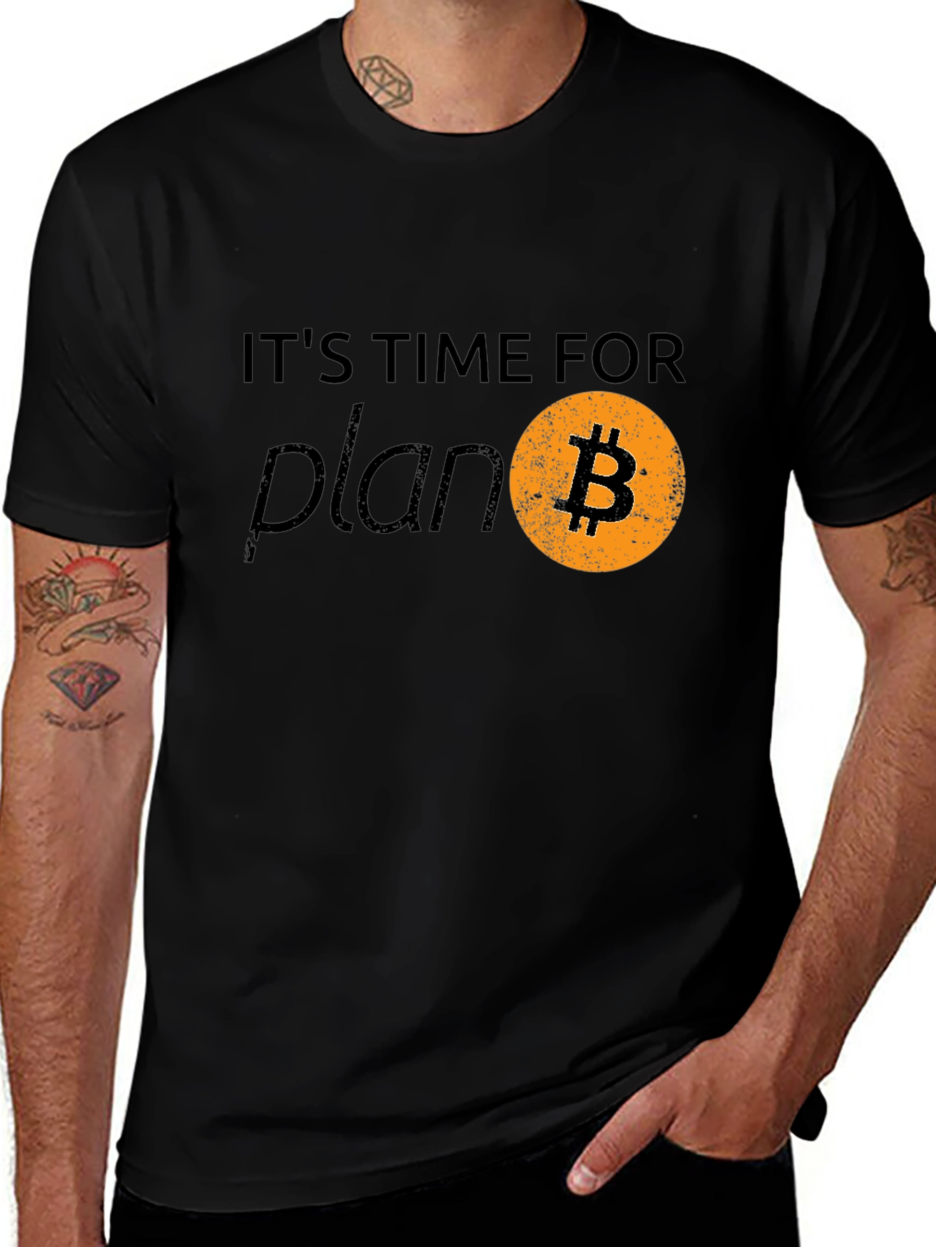 Bitcoin Plan B Graphic T-Shirt