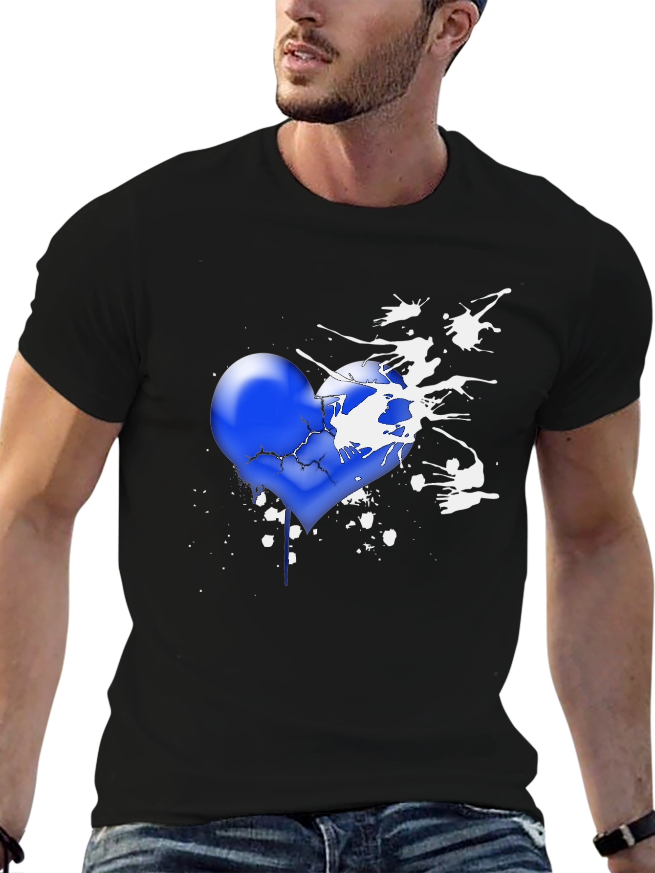 Broken Heart T-Shirt - Artistic Design