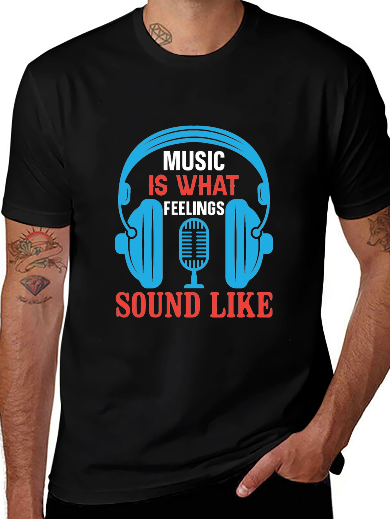 Music is What Feelings Sound Like T-Shirt