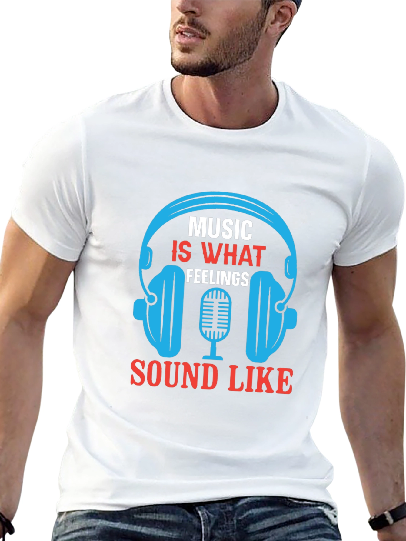 Music is What Feelings Sound Like T-Shirt