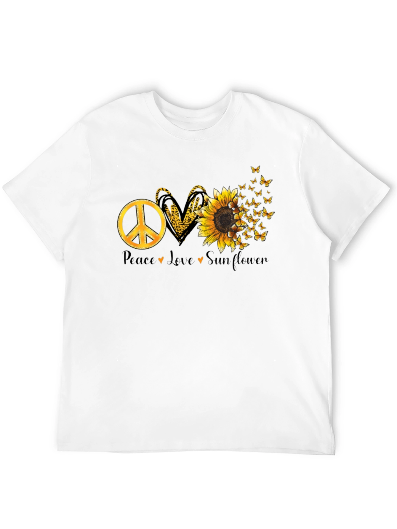 Peace Love Sunflower Graphic Tee