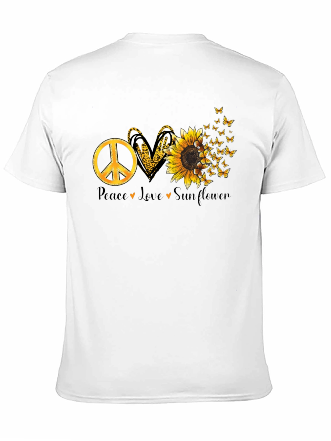 Peace Love Sunflower Graphic Tee