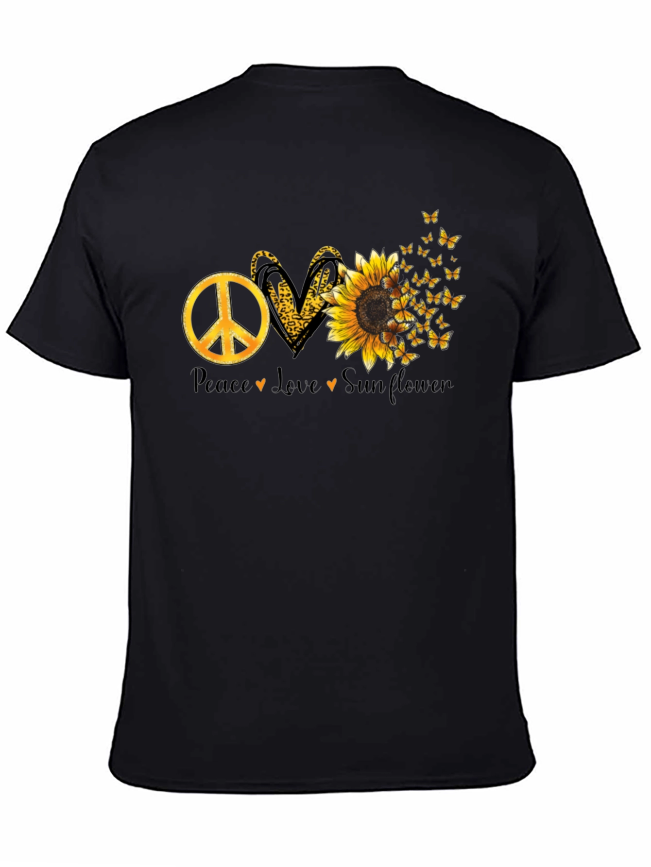 Peace Love Sunflower Graphic Tee
