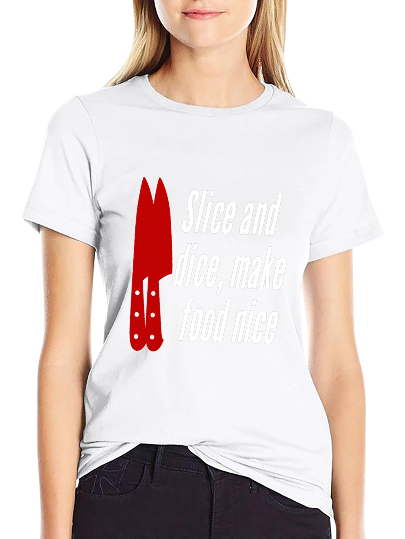 Slice and Dice T-Shirt - Food Prep Chef Tee