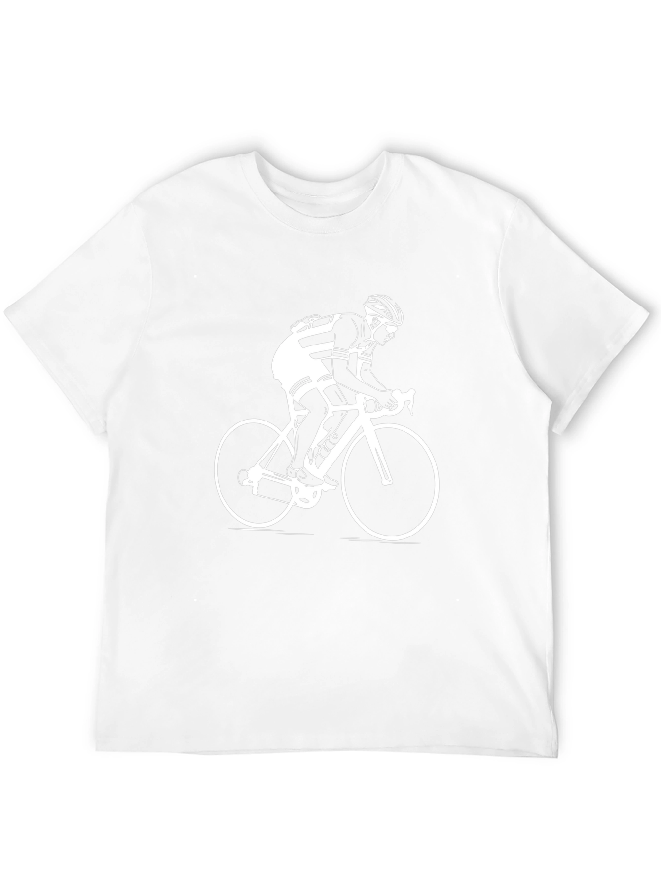 Cyclist Graphic T-Shirt - Black Cotton Tee